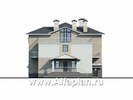 Проекты домов Альфаплан - Бассейн для загородных домов 77А,Б, 94А, 134Б, 394А - превью фасада №2