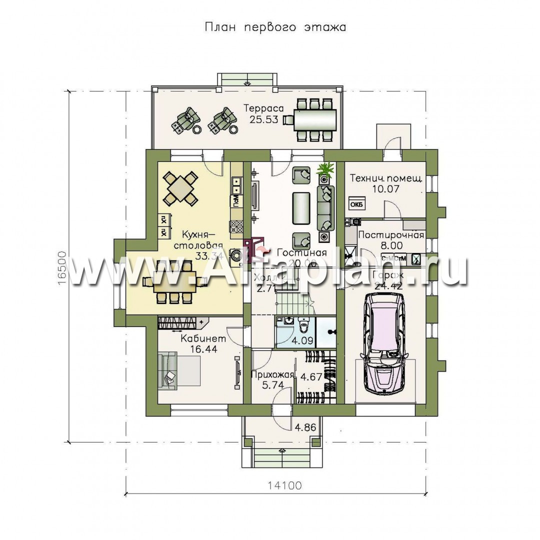 Проект дома «Тау Кита» - на Тау Ките - вся жизнь в красоте - план дома